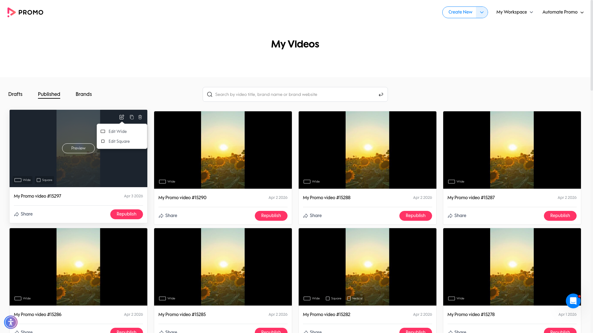 Test failure screenshot