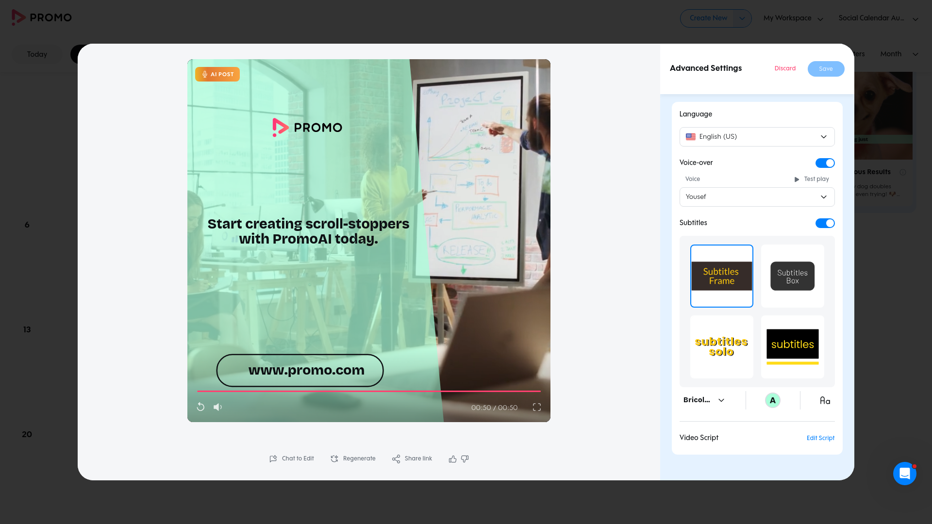 Test failure screenshot
