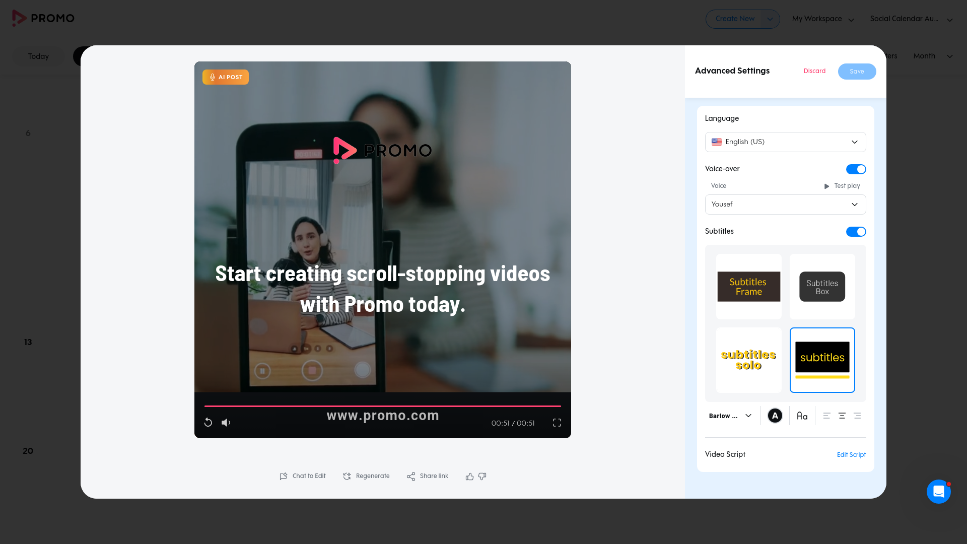 Test failure screenshot