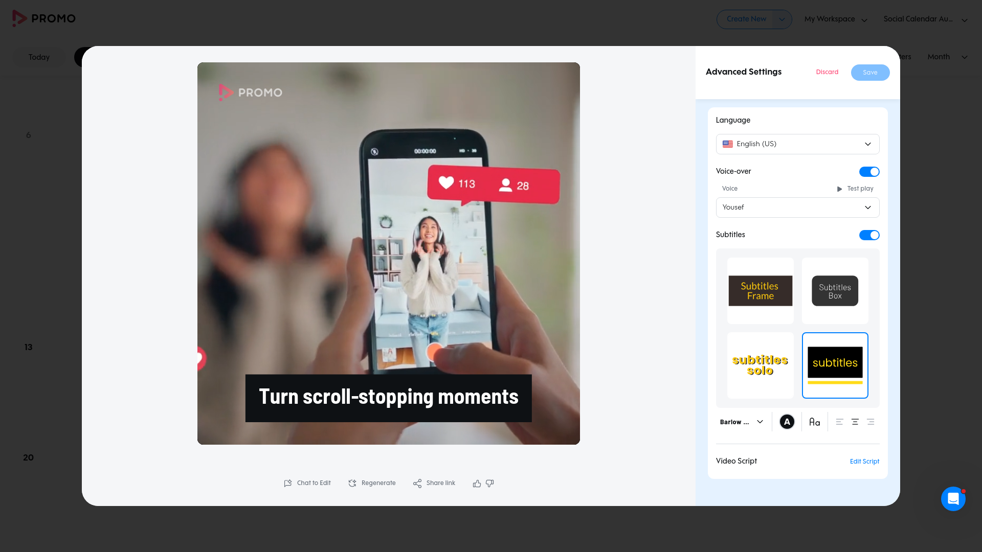 Test failure screenshot