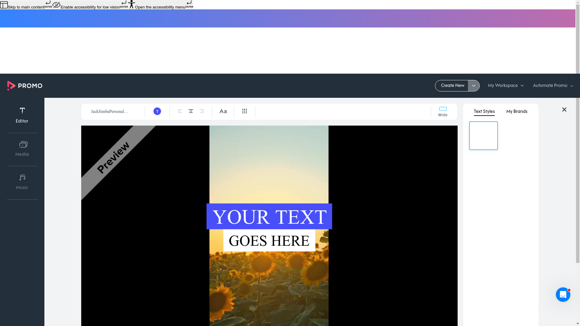 Test failure screenshot