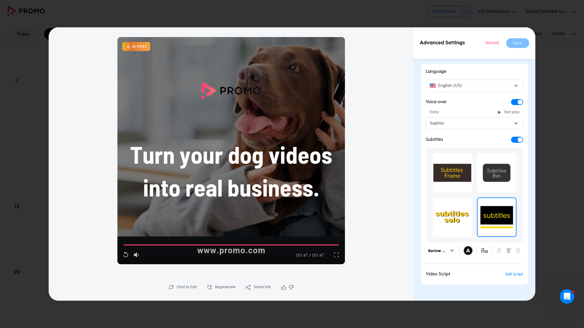 Test failure screenshot