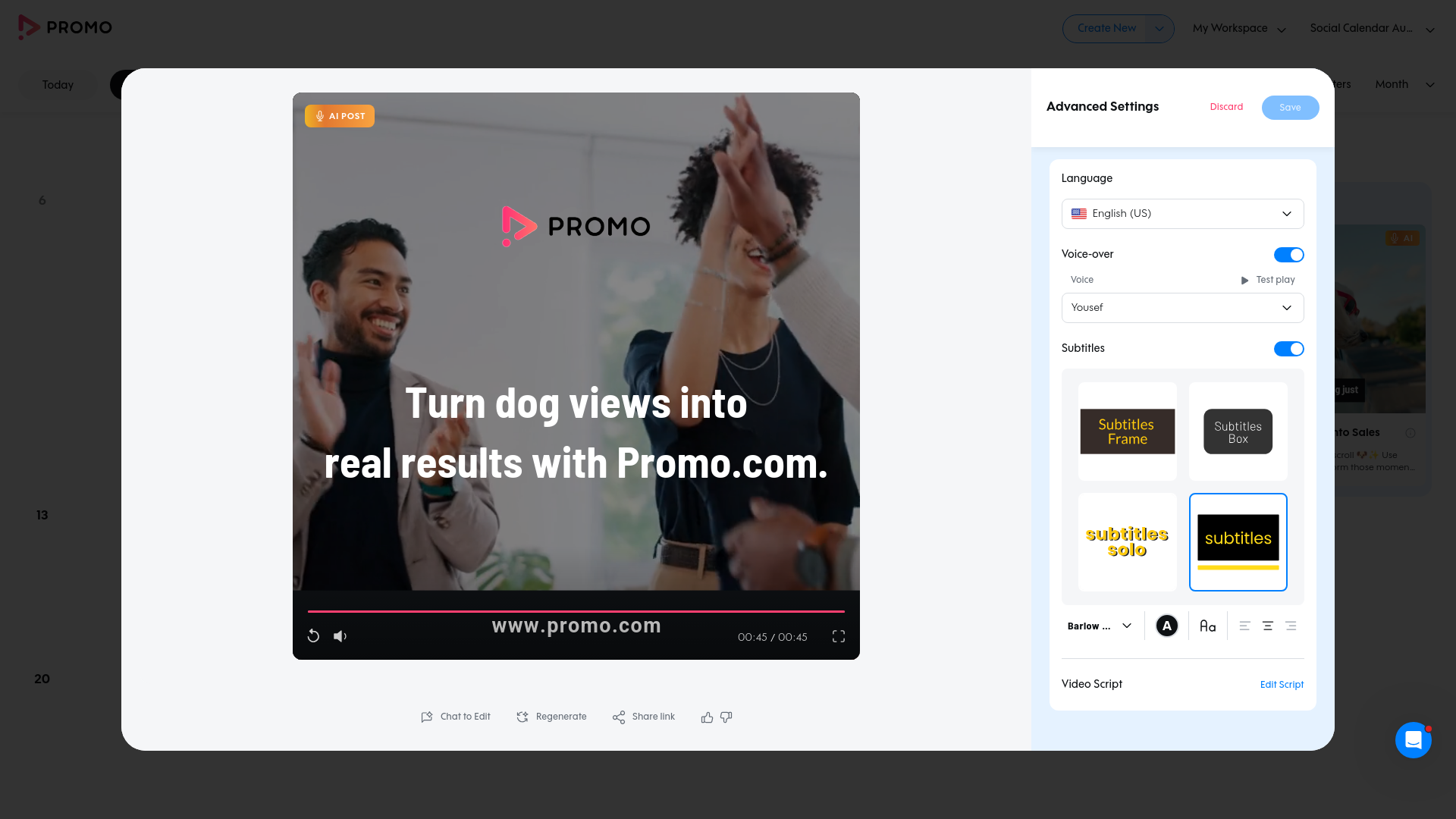 Test failure screenshot