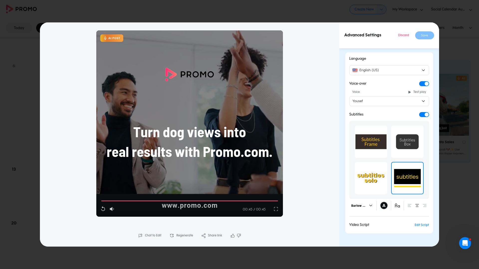 Test failure screenshot