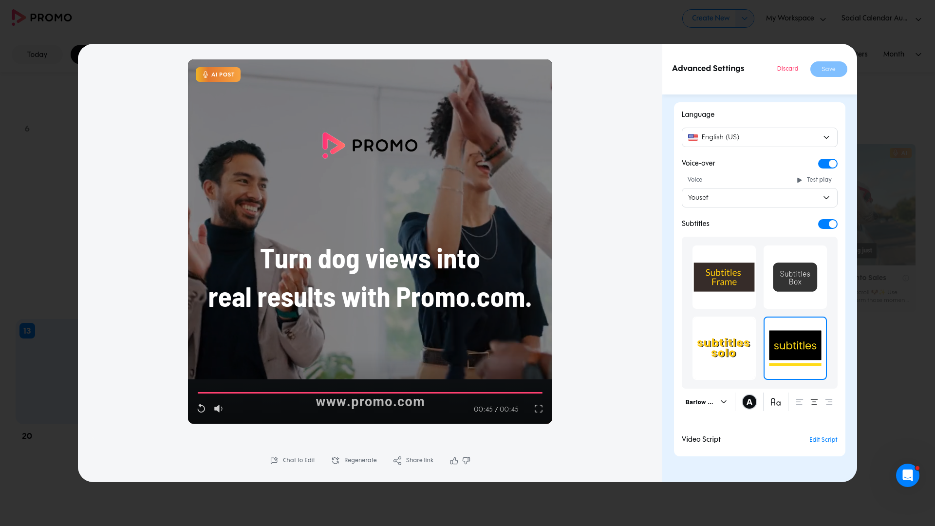 Test failure screenshot