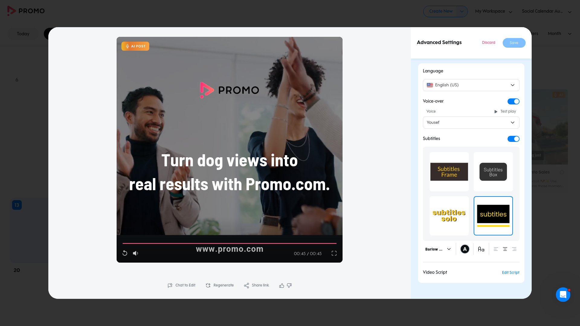 Test failure screenshot