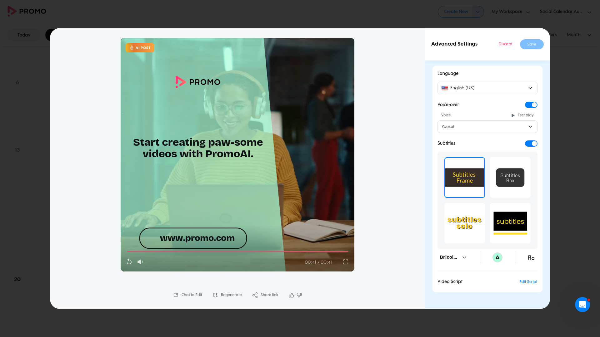 Test failure screenshot