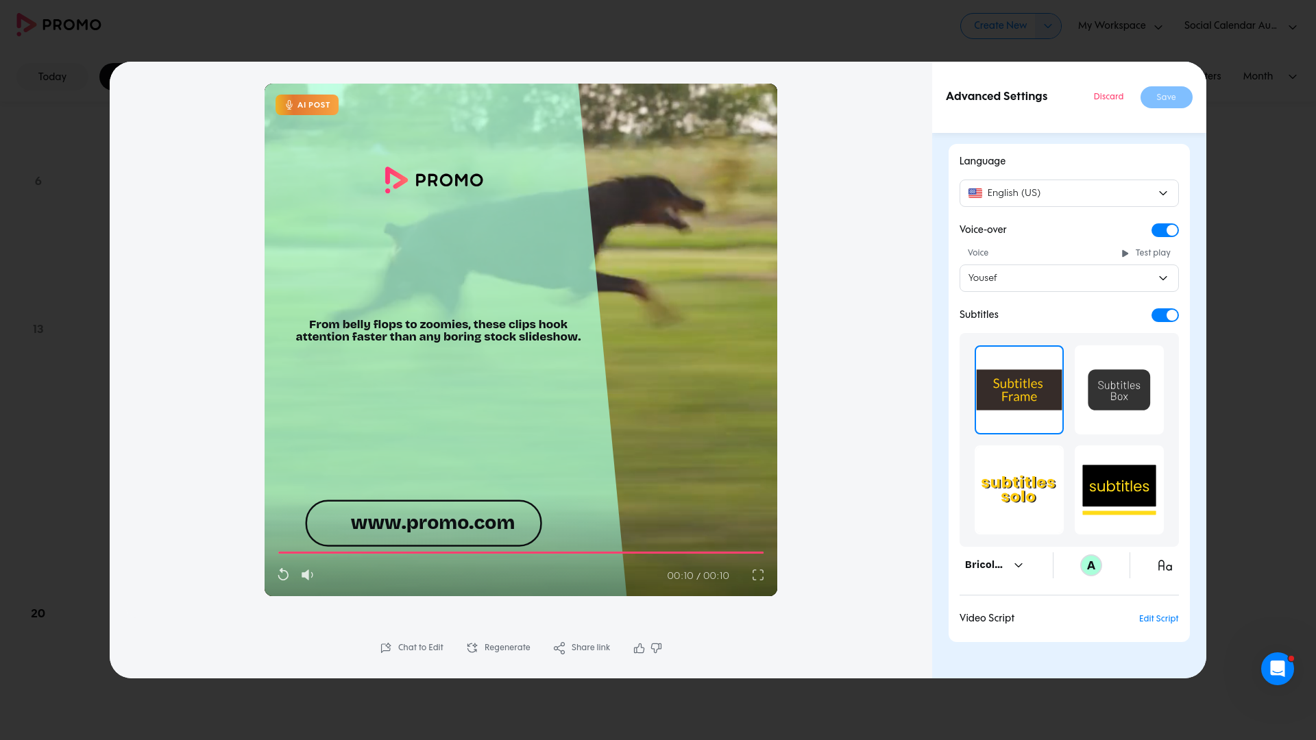 Test failure screenshot