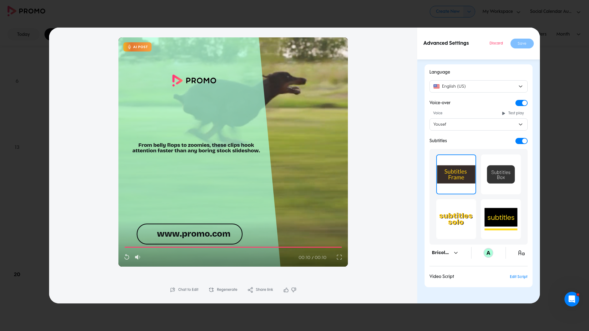 Test failure screenshot