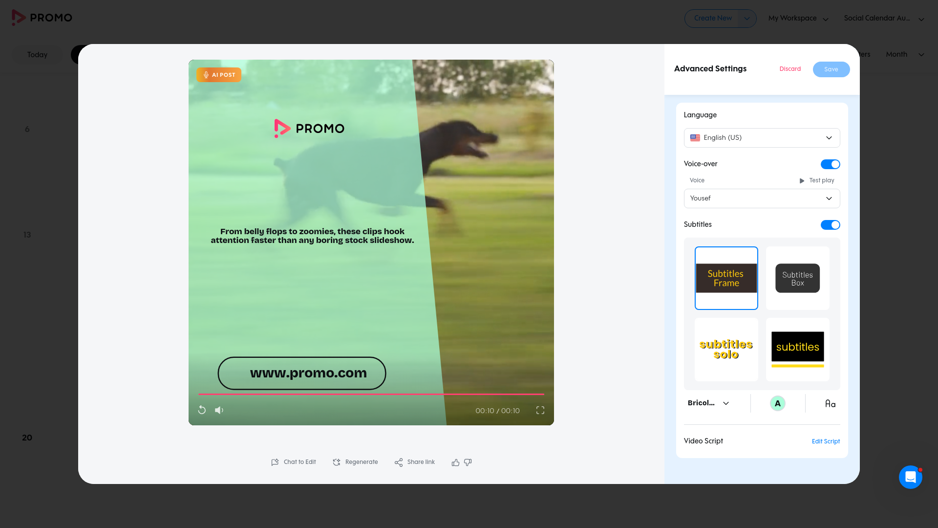 Test failure screenshot
