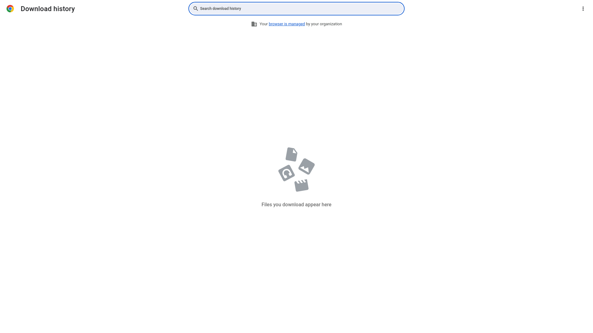 Test failure screenshot