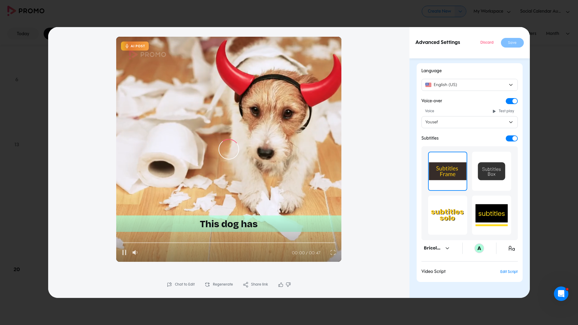 Test failure screenshot