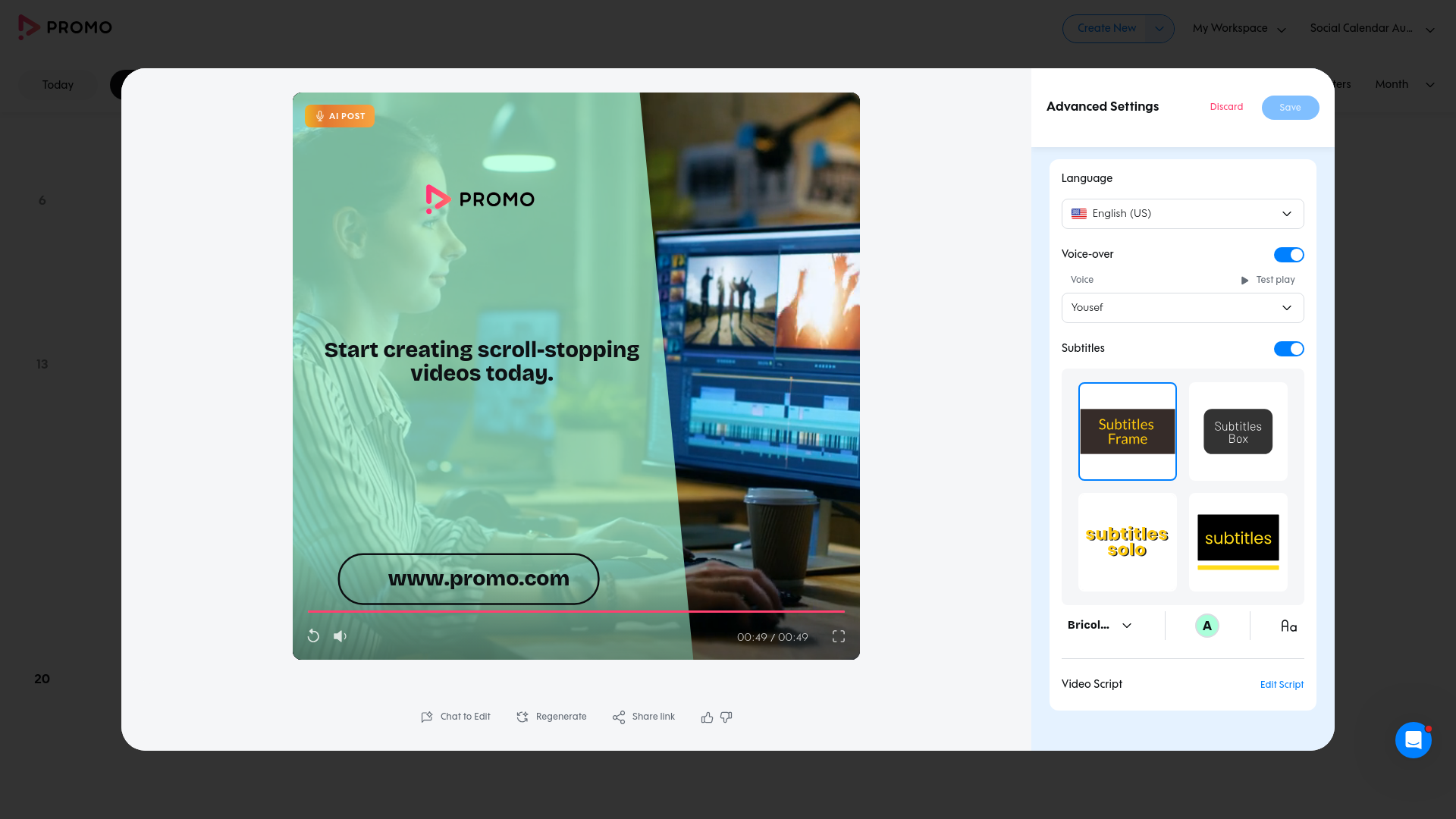 Test failure screenshot