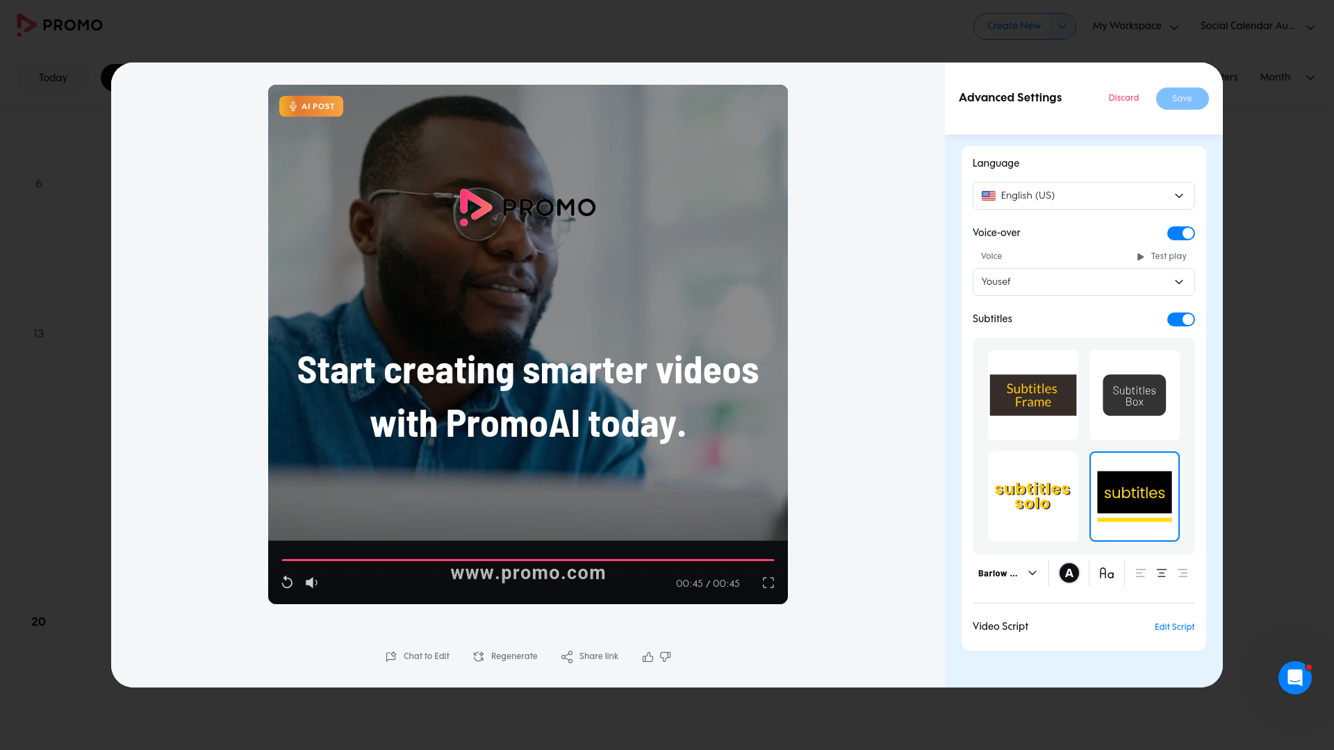 Test failure screenshot