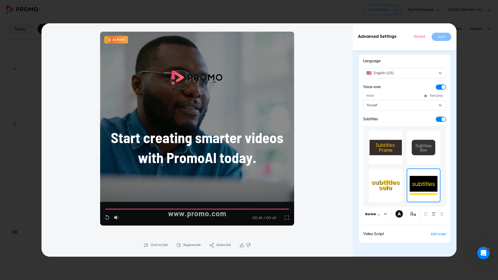 Test failure screenshot