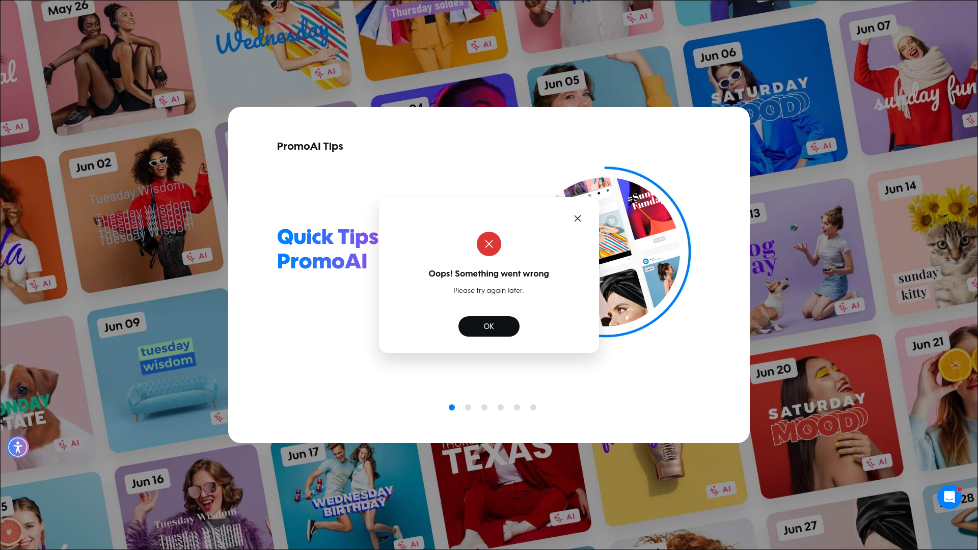 Test failure screenshot