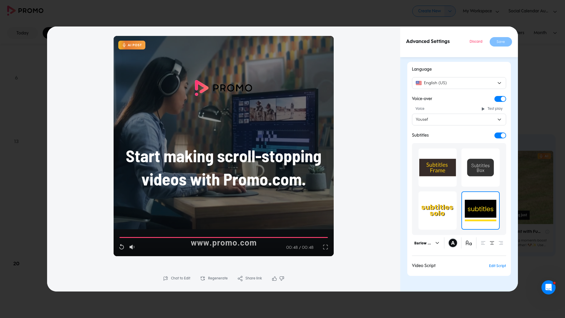 Test failure screenshot