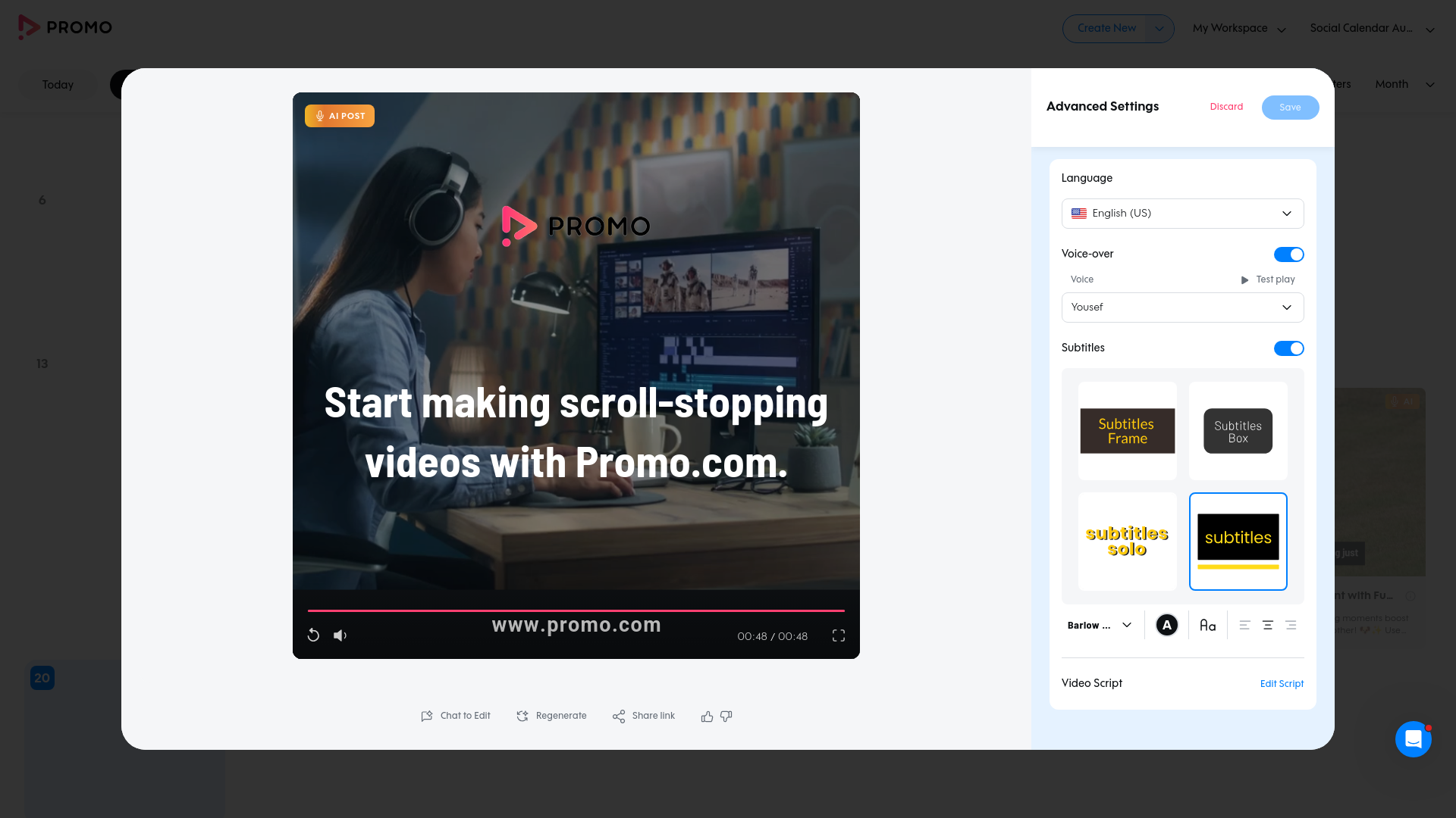 Test failure screenshot