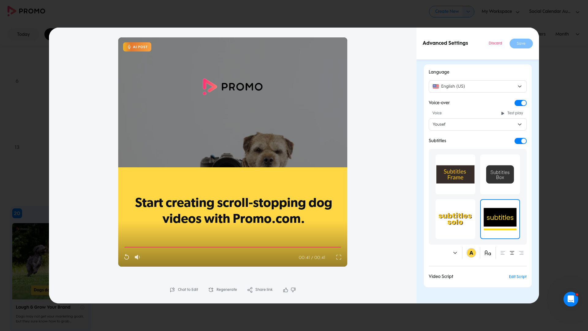 Test failure screenshot