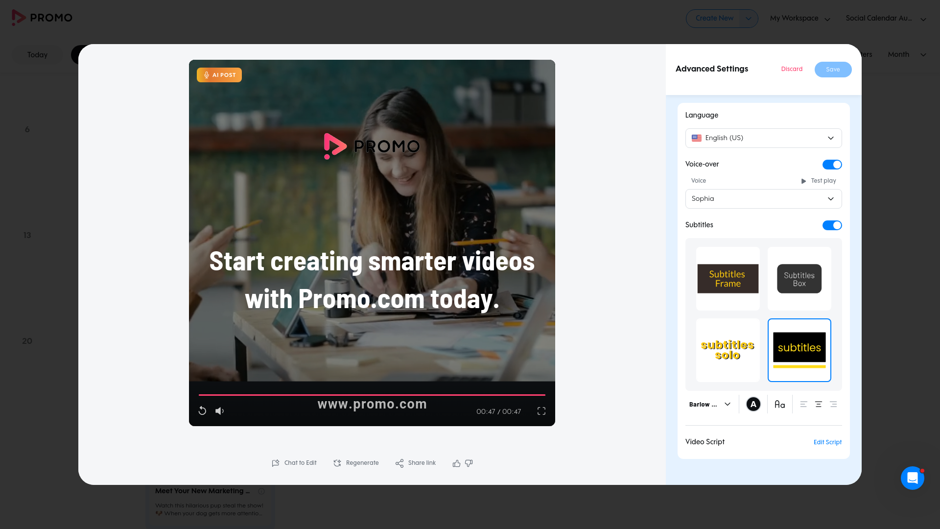 Test failure screenshot
