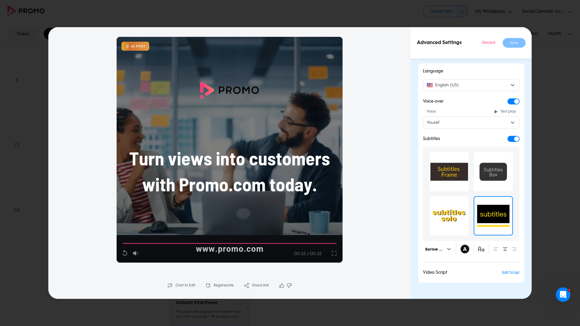 Test failure screenshot