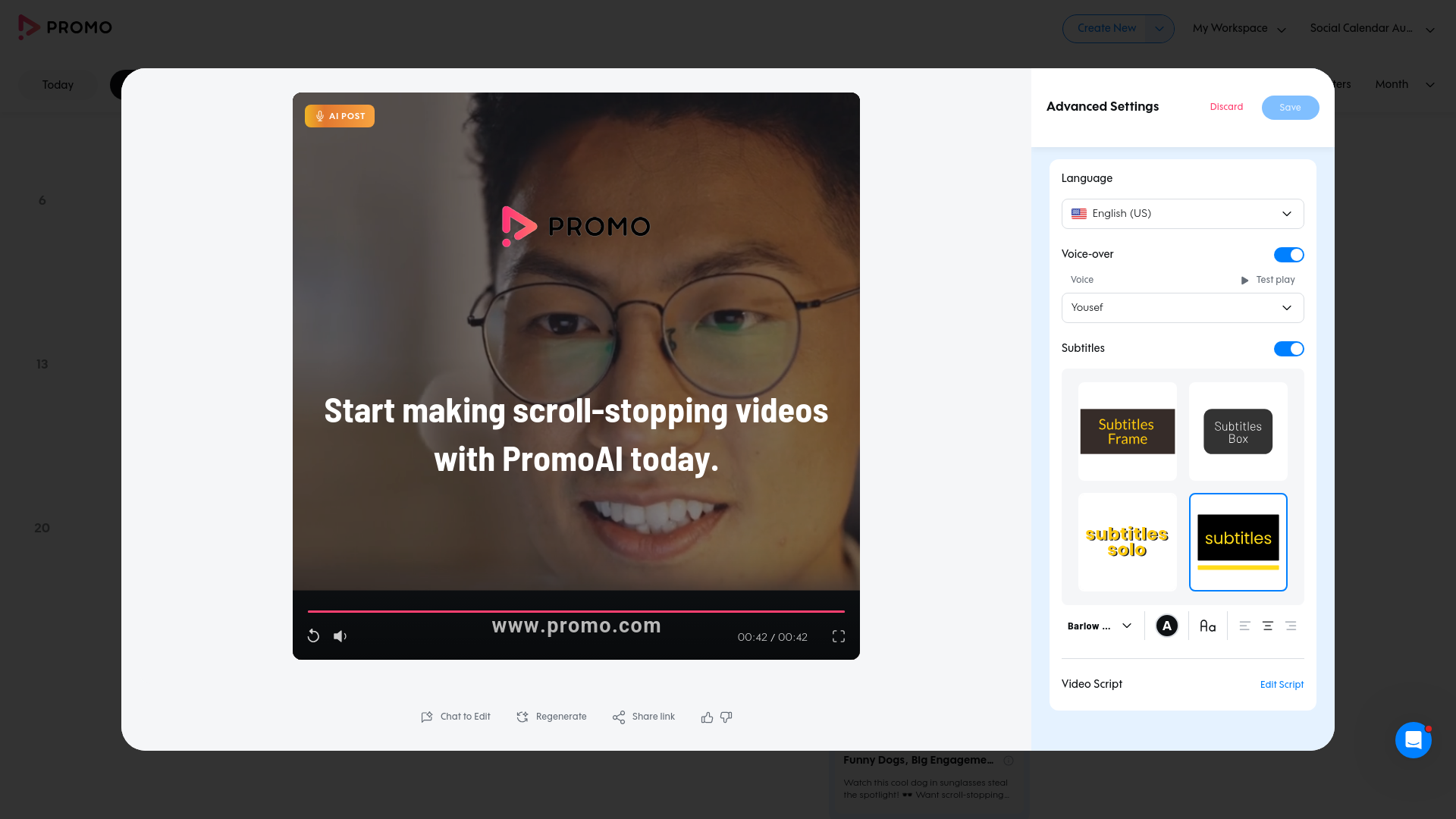 Test failure screenshot