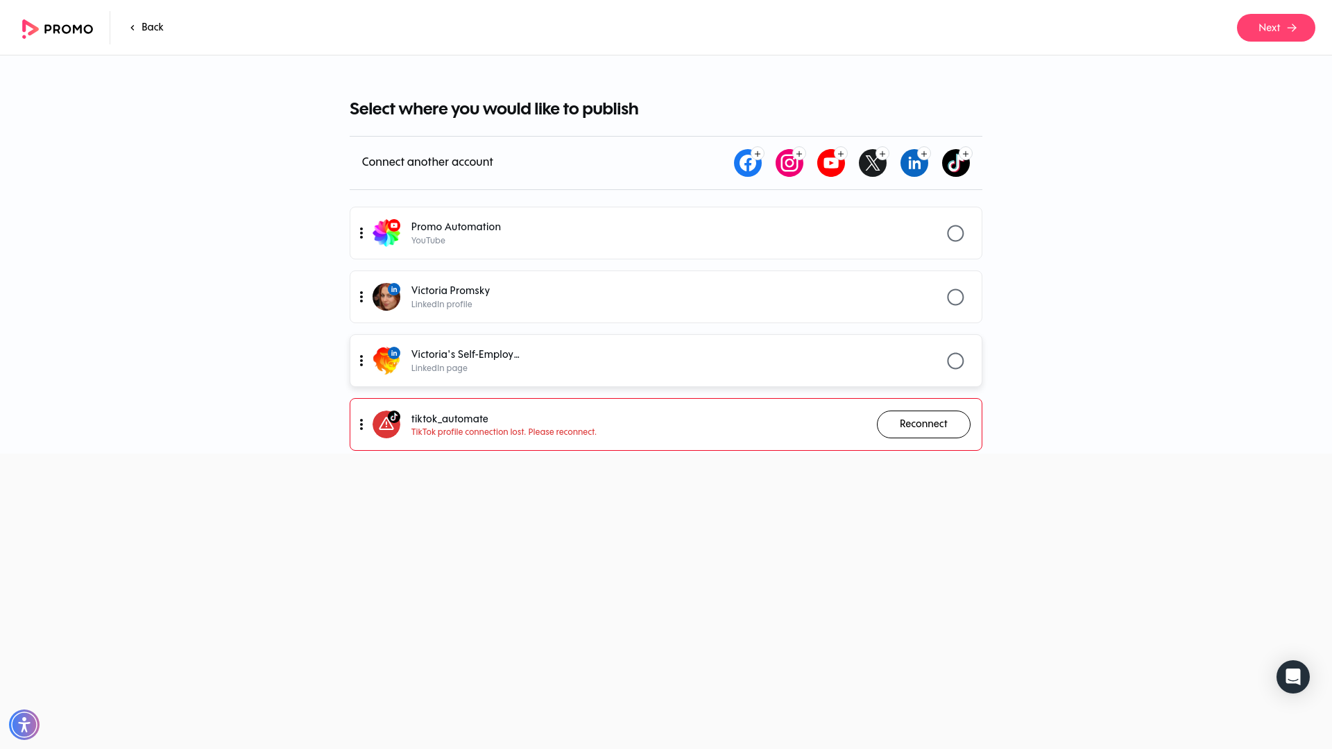 Test failure screenshot