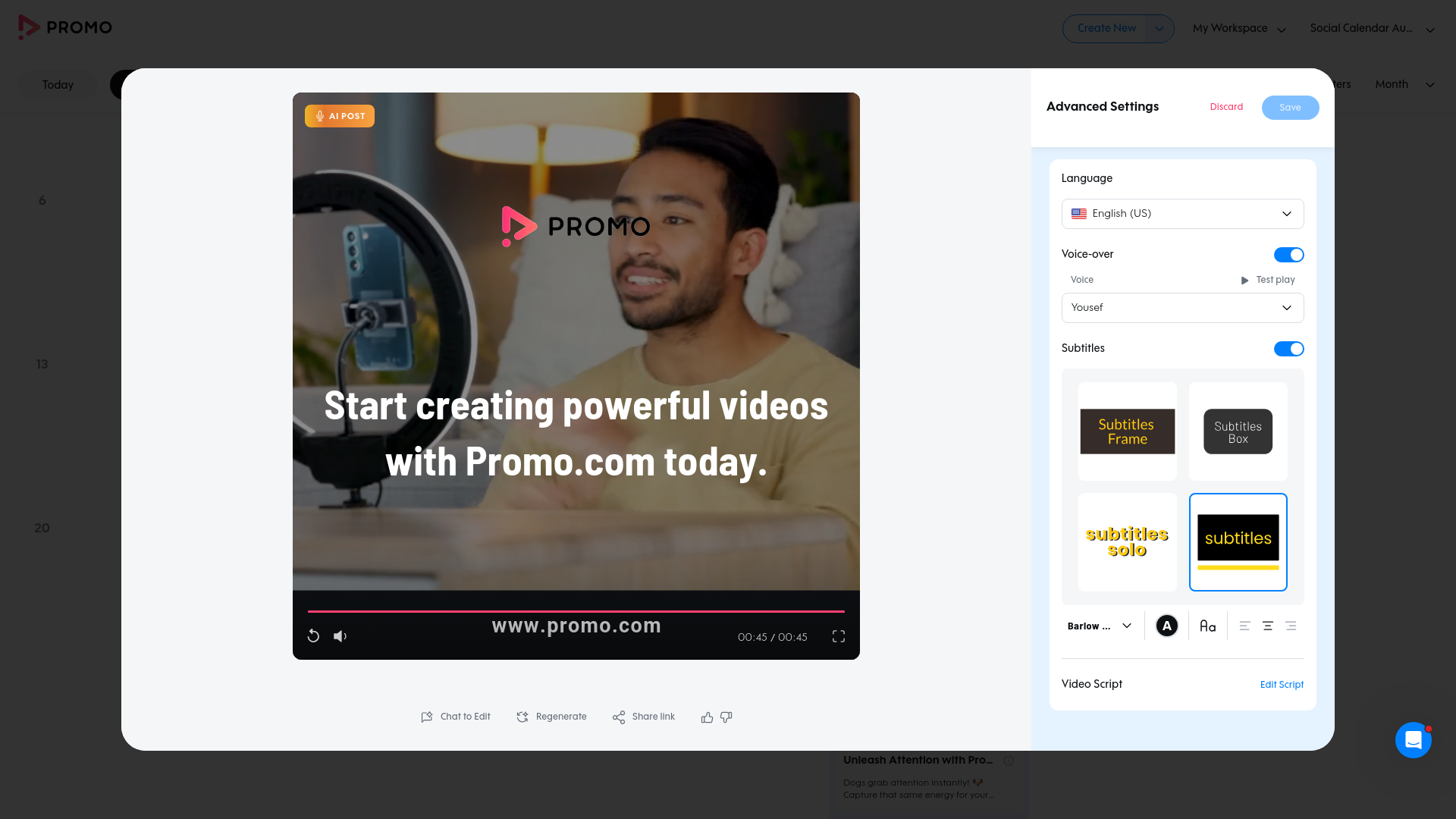Test failure screenshot