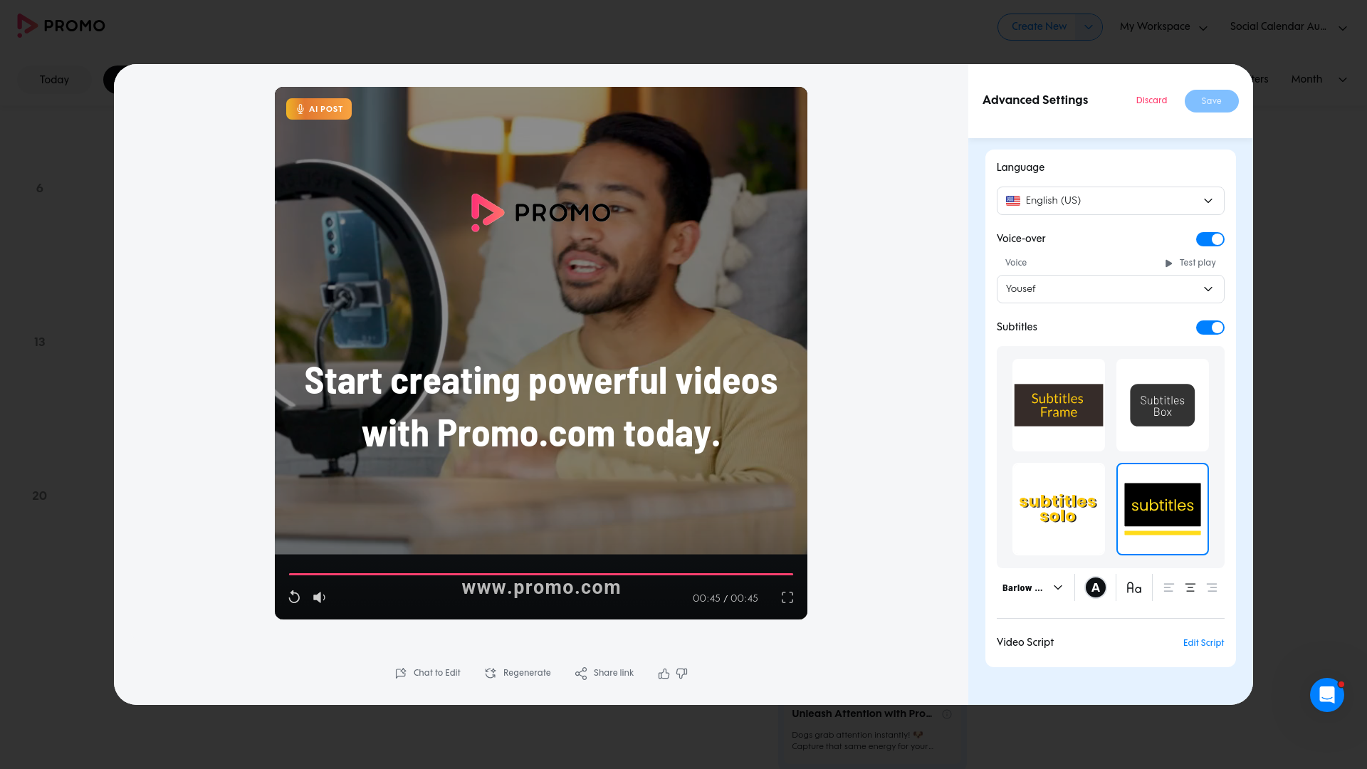 Test failure screenshot