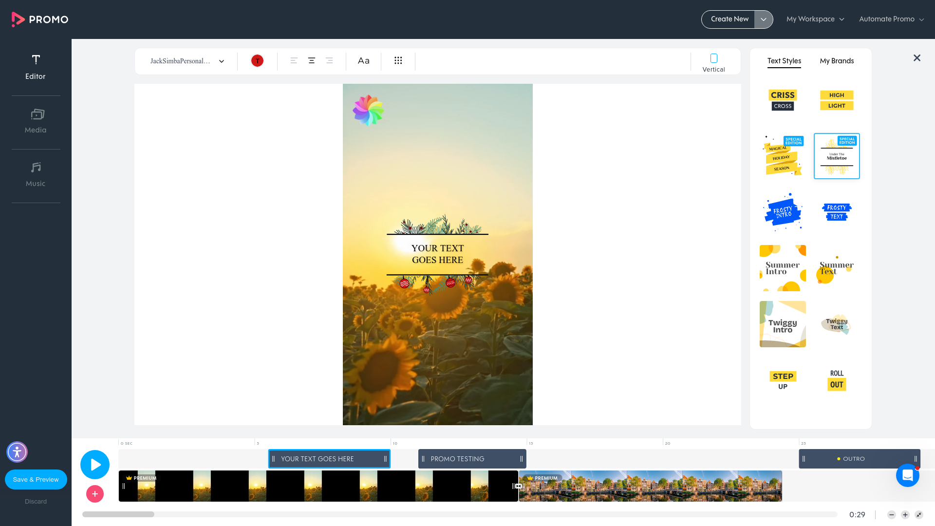 Test failure screenshot