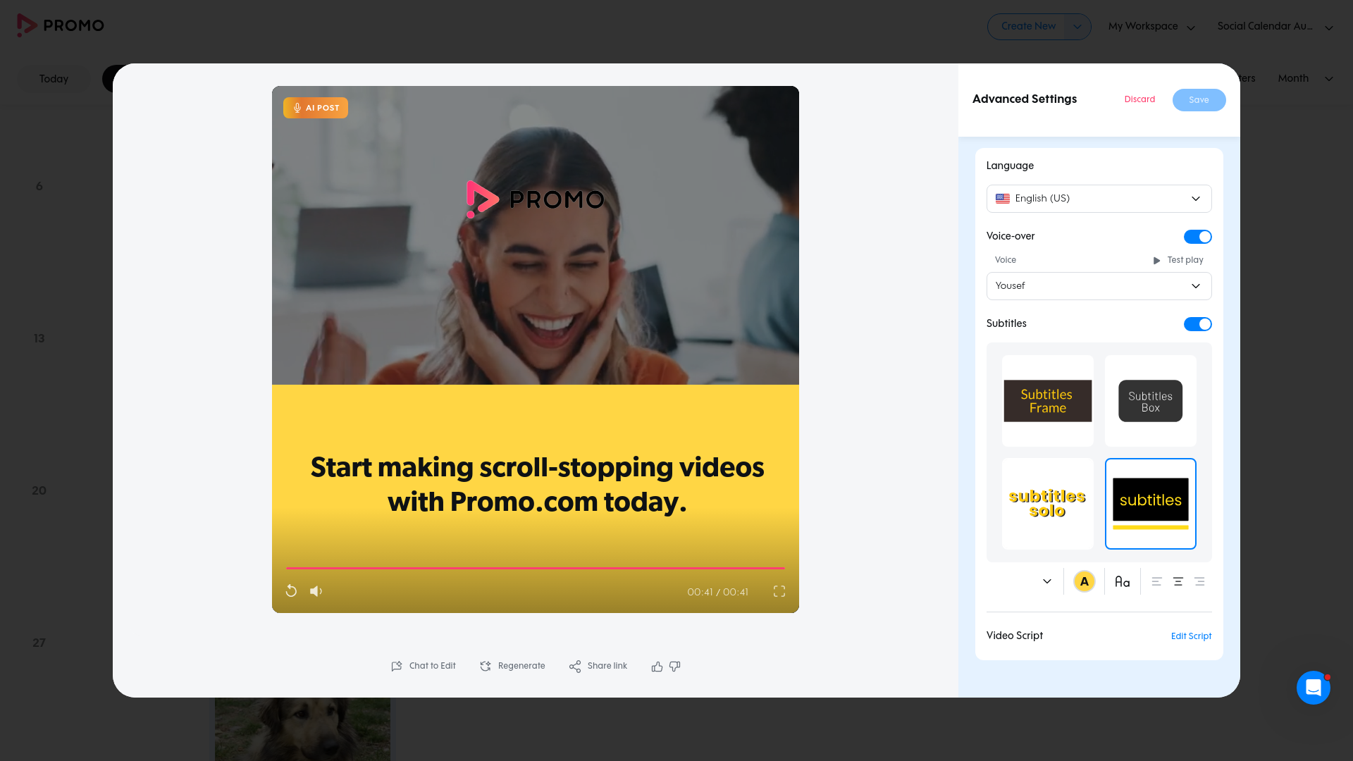 Test failure screenshot