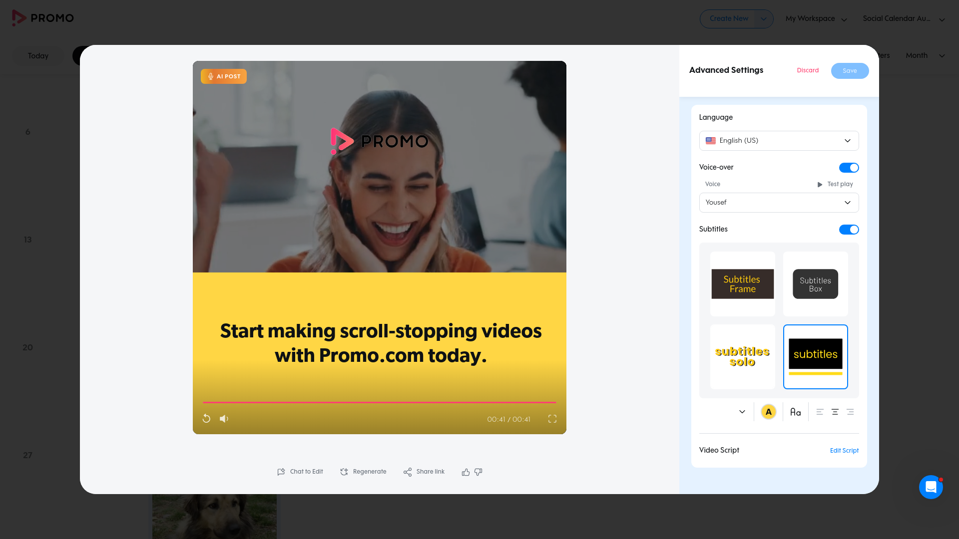 Test failure screenshot