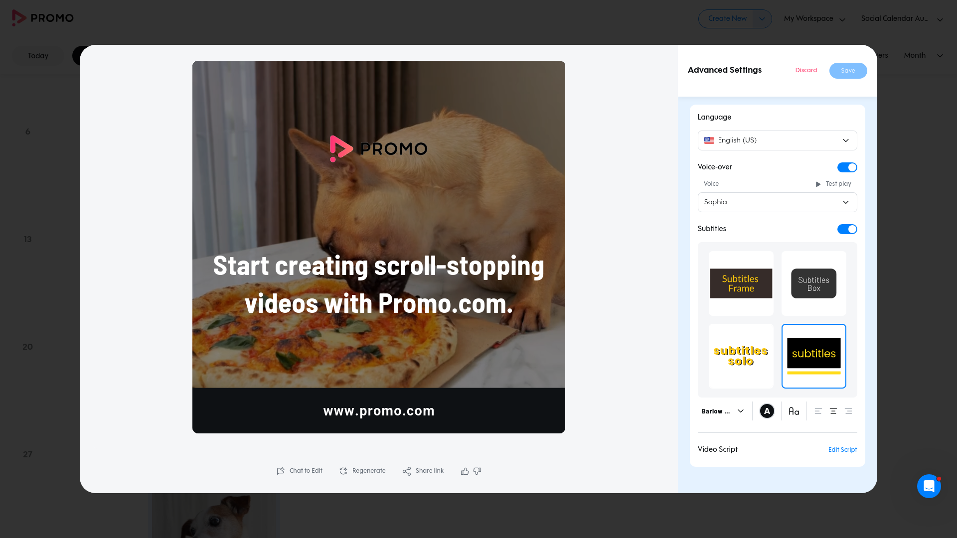 Test failure screenshot