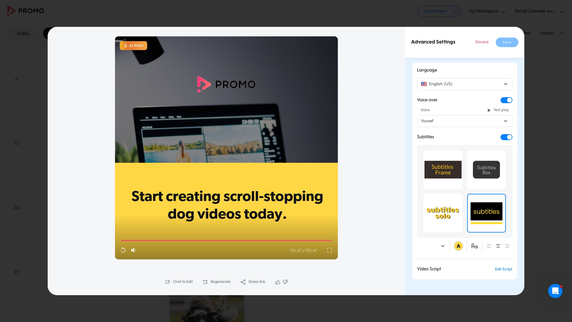 Test failure screenshot