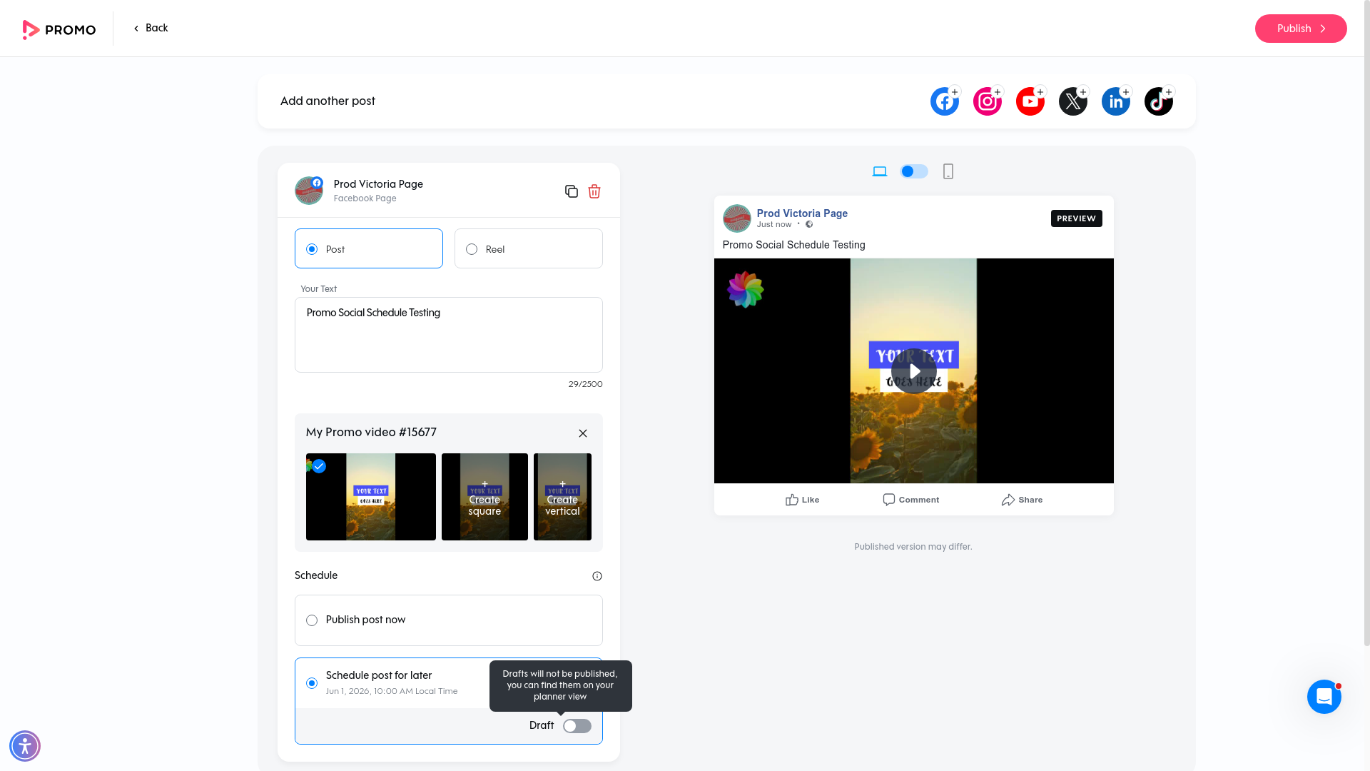 Test failure screenshot