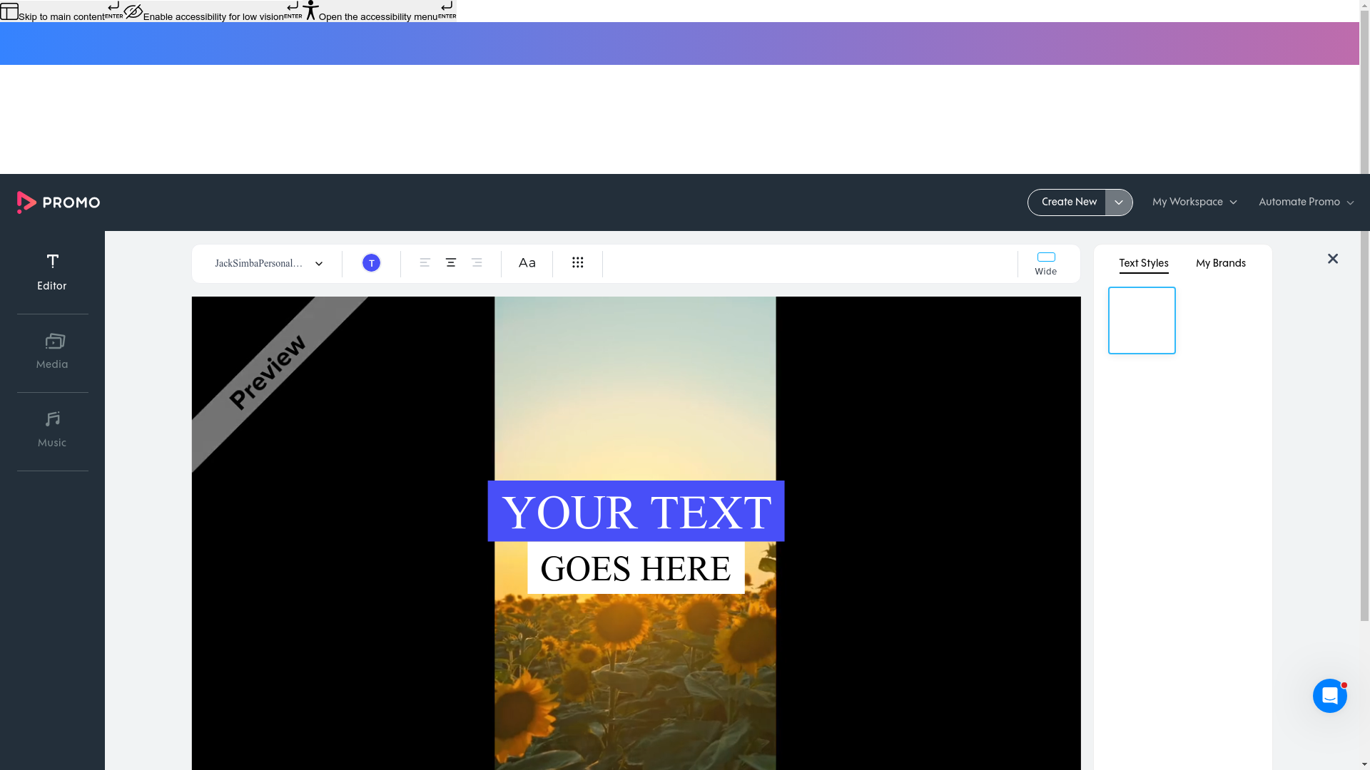 Test failure screenshot