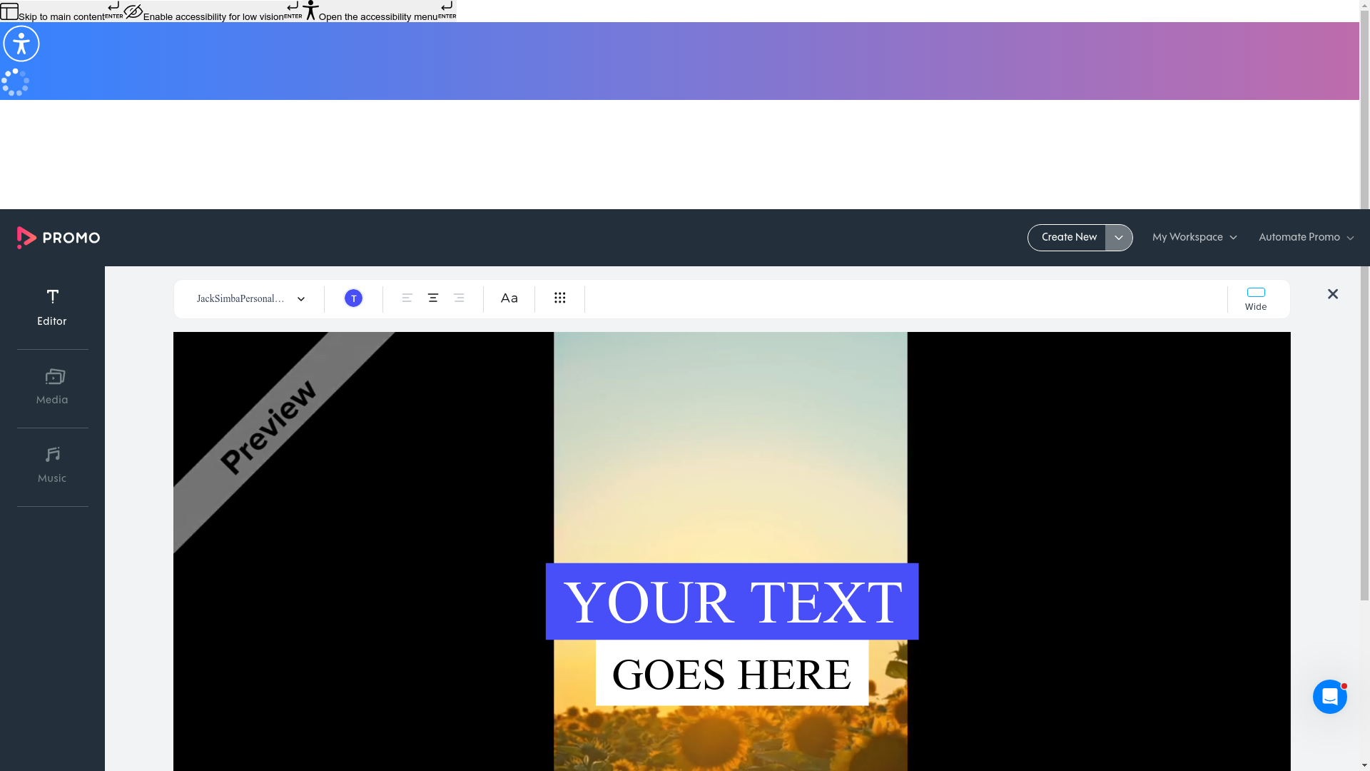 Test failure screenshot