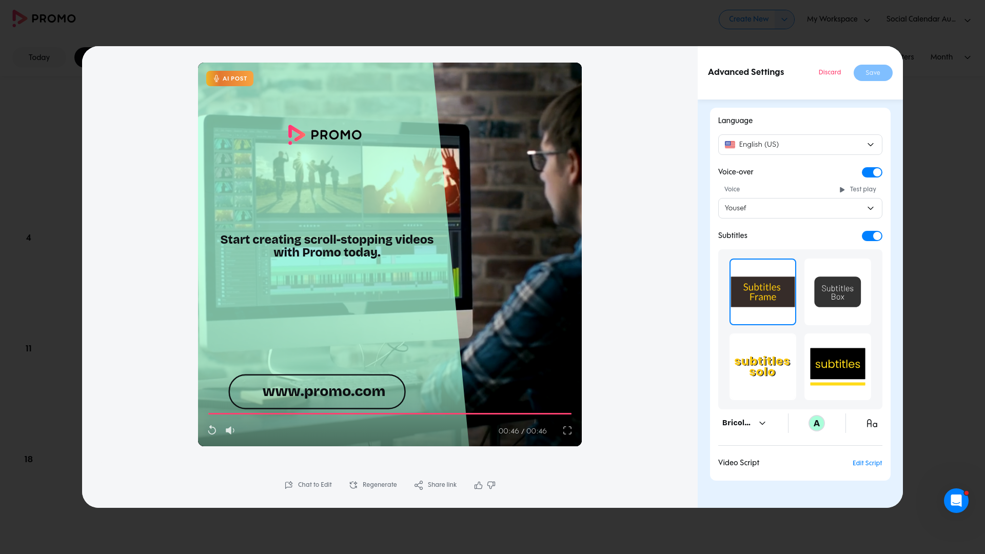Test failure screenshot