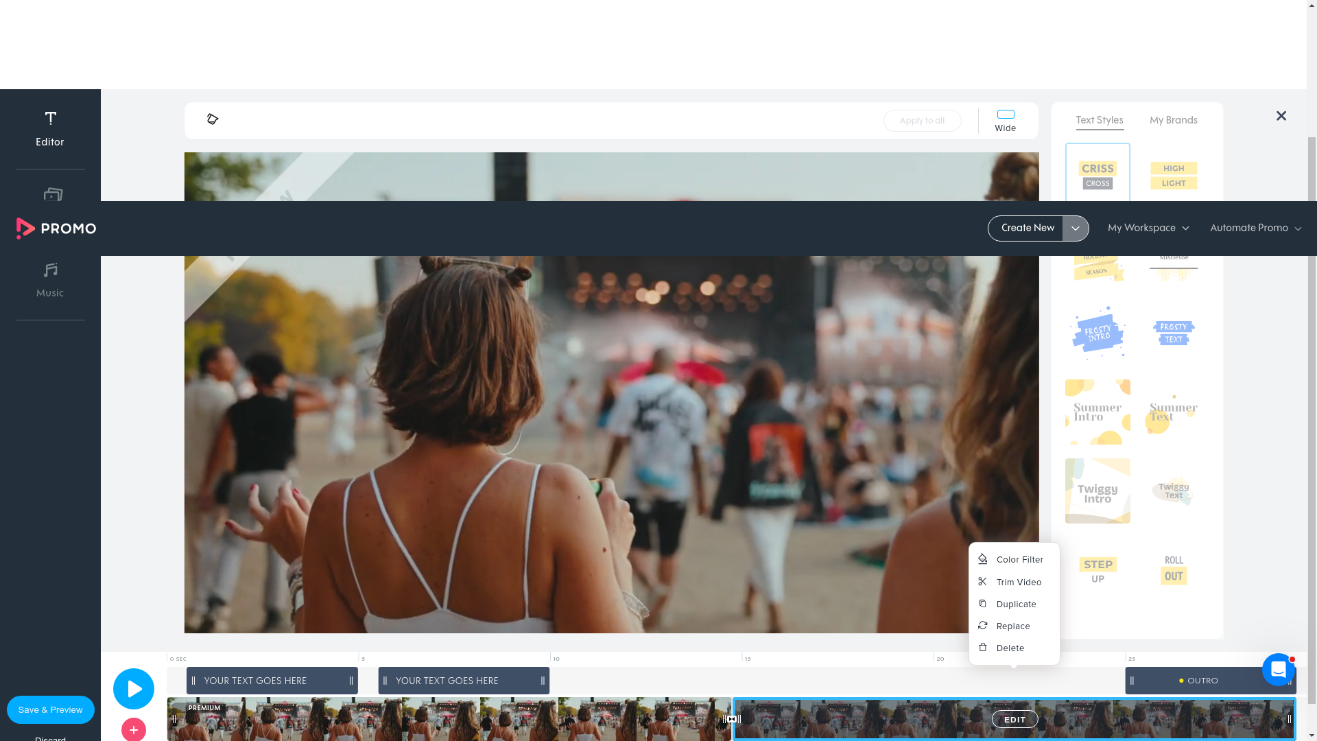 Test failure screenshot