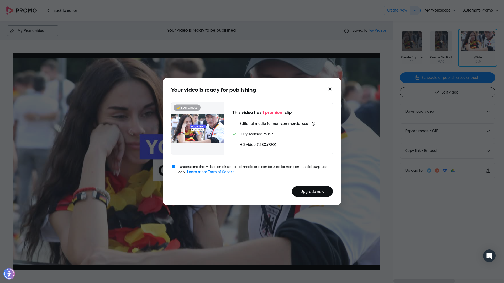 Test failure screenshot