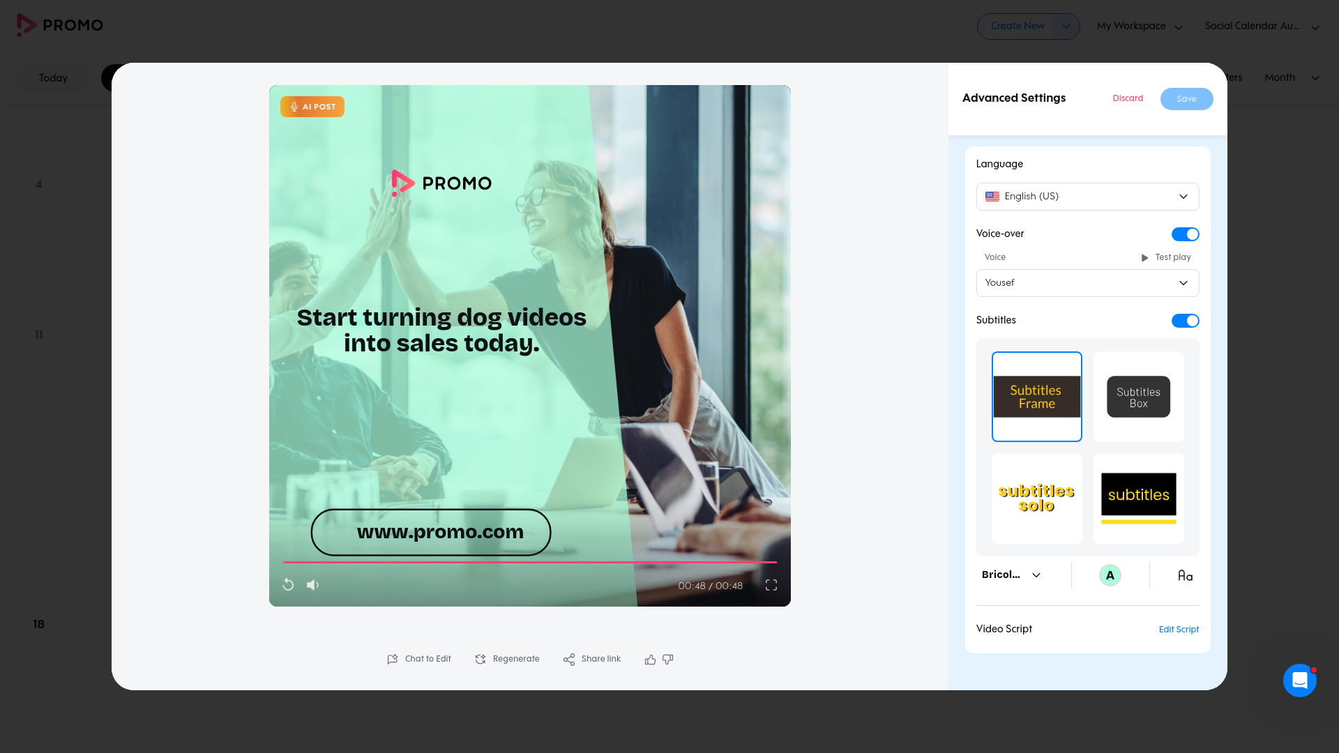 Test failure screenshot