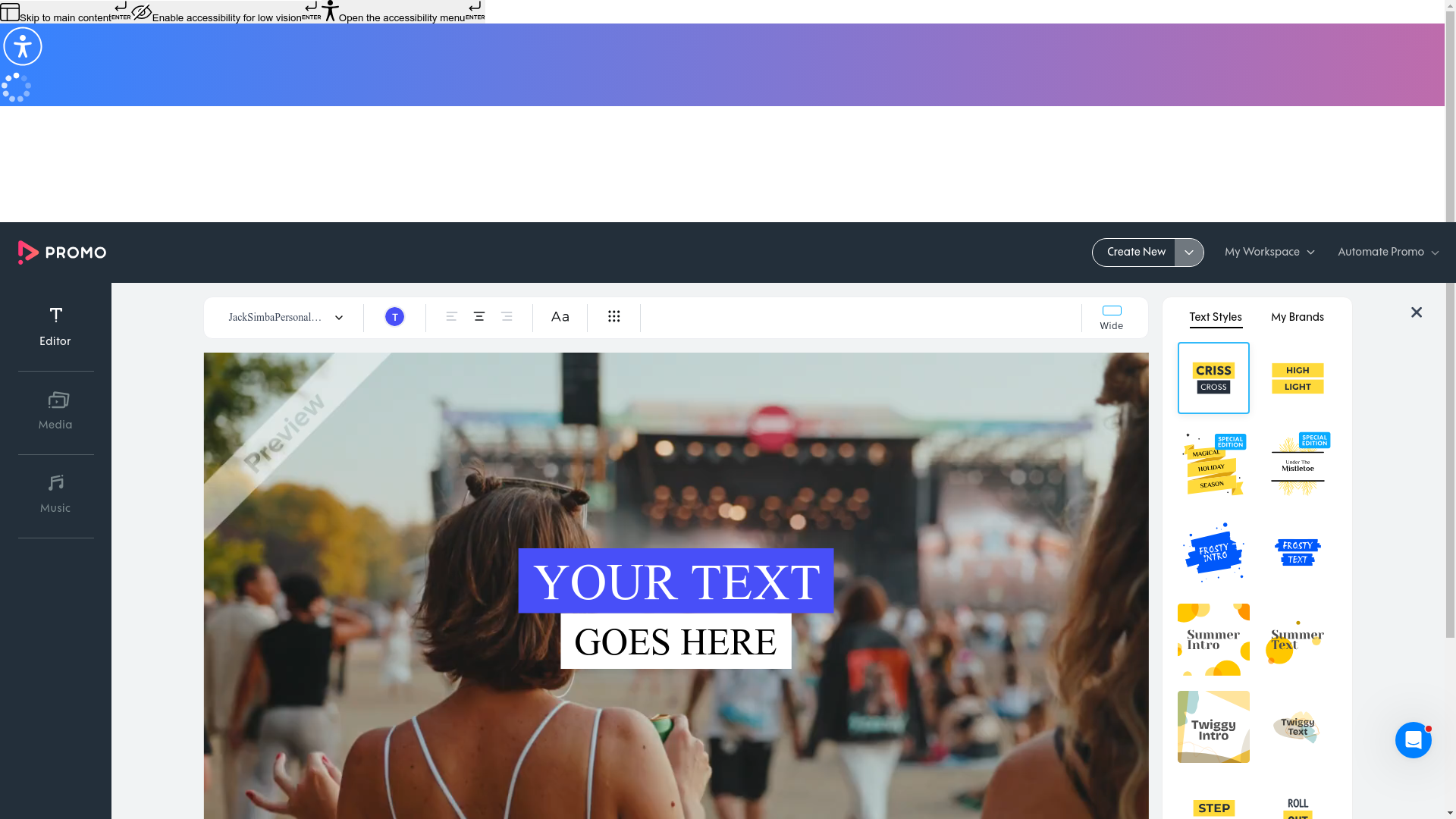 Test failure screenshot