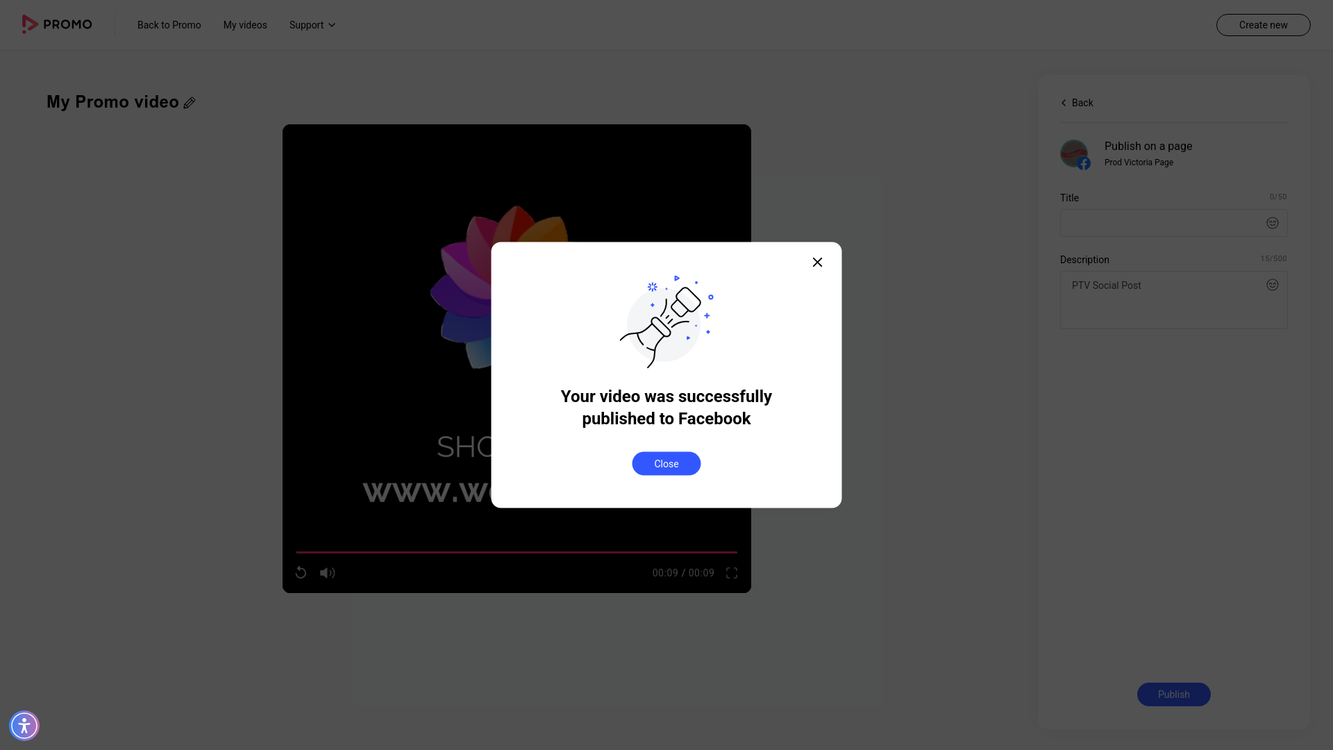 Test failure screenshot