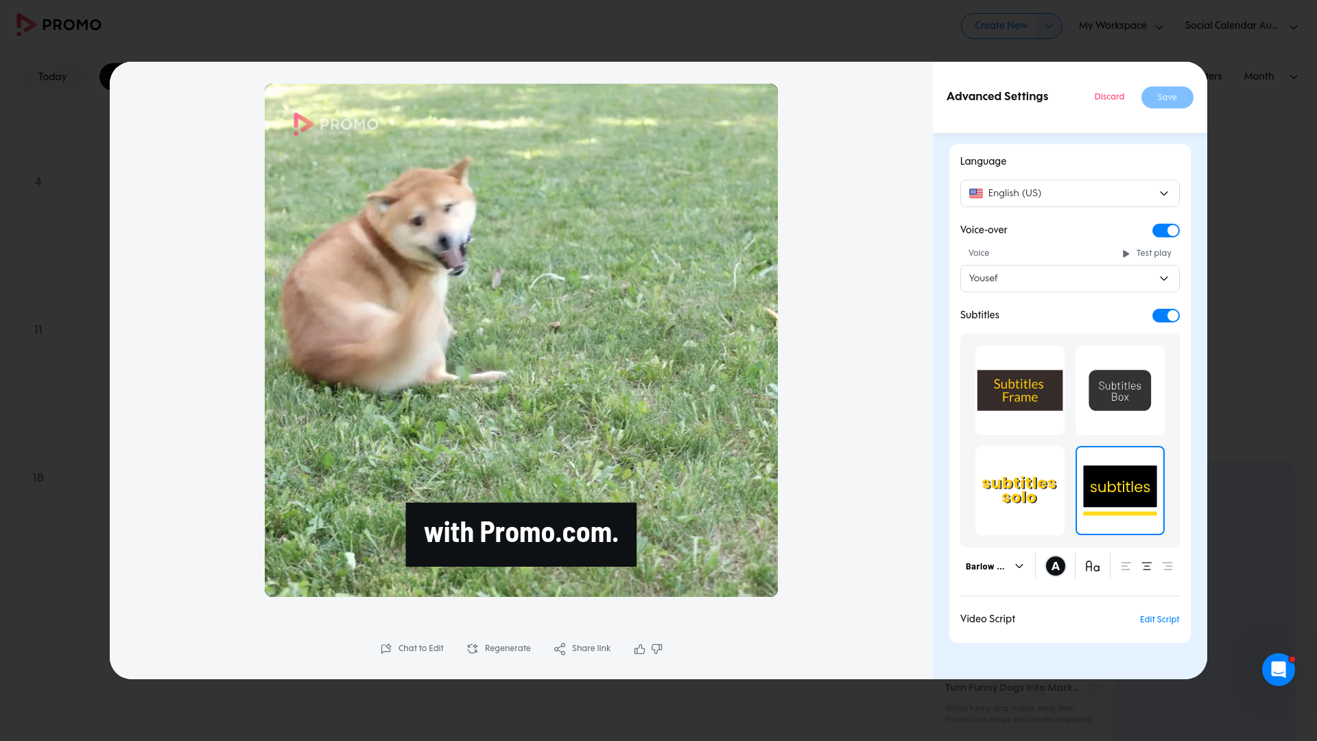 Test failure screenshot