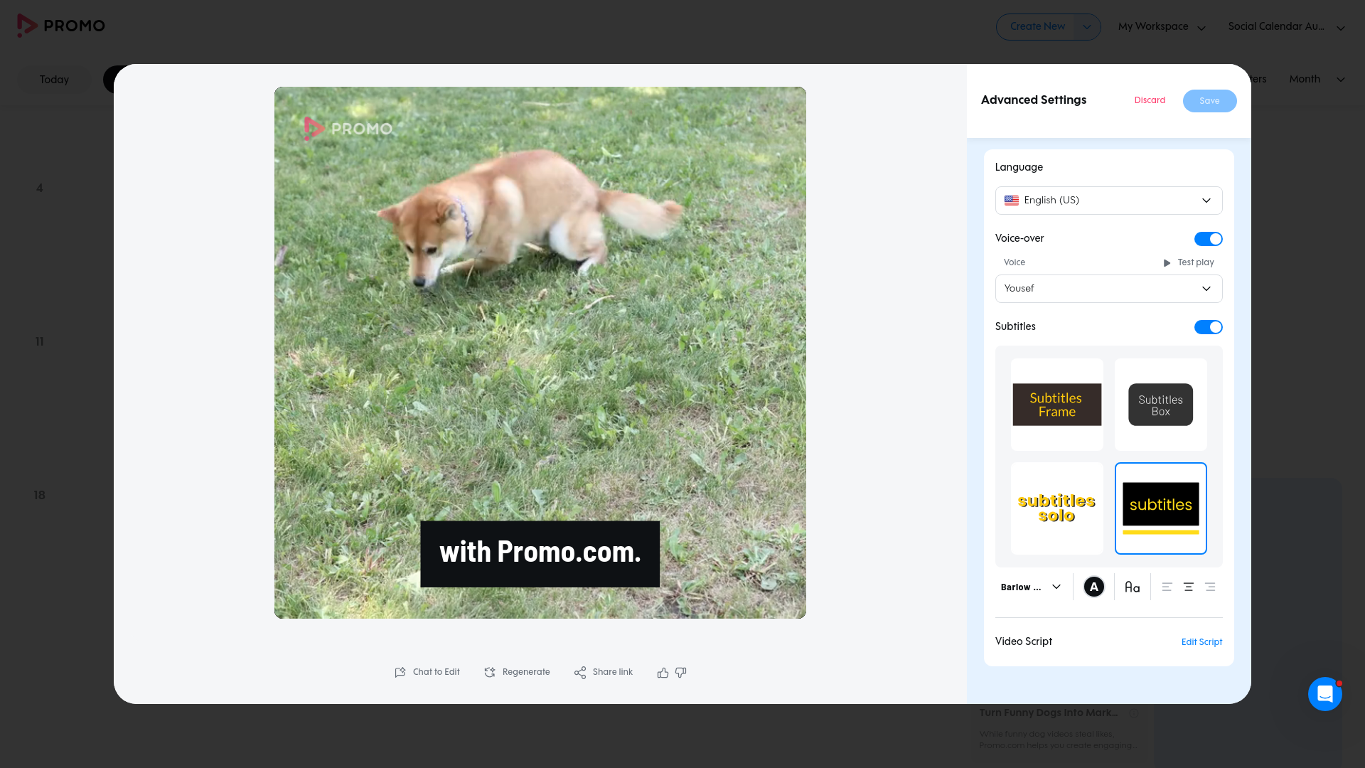 Test failure screenshot
