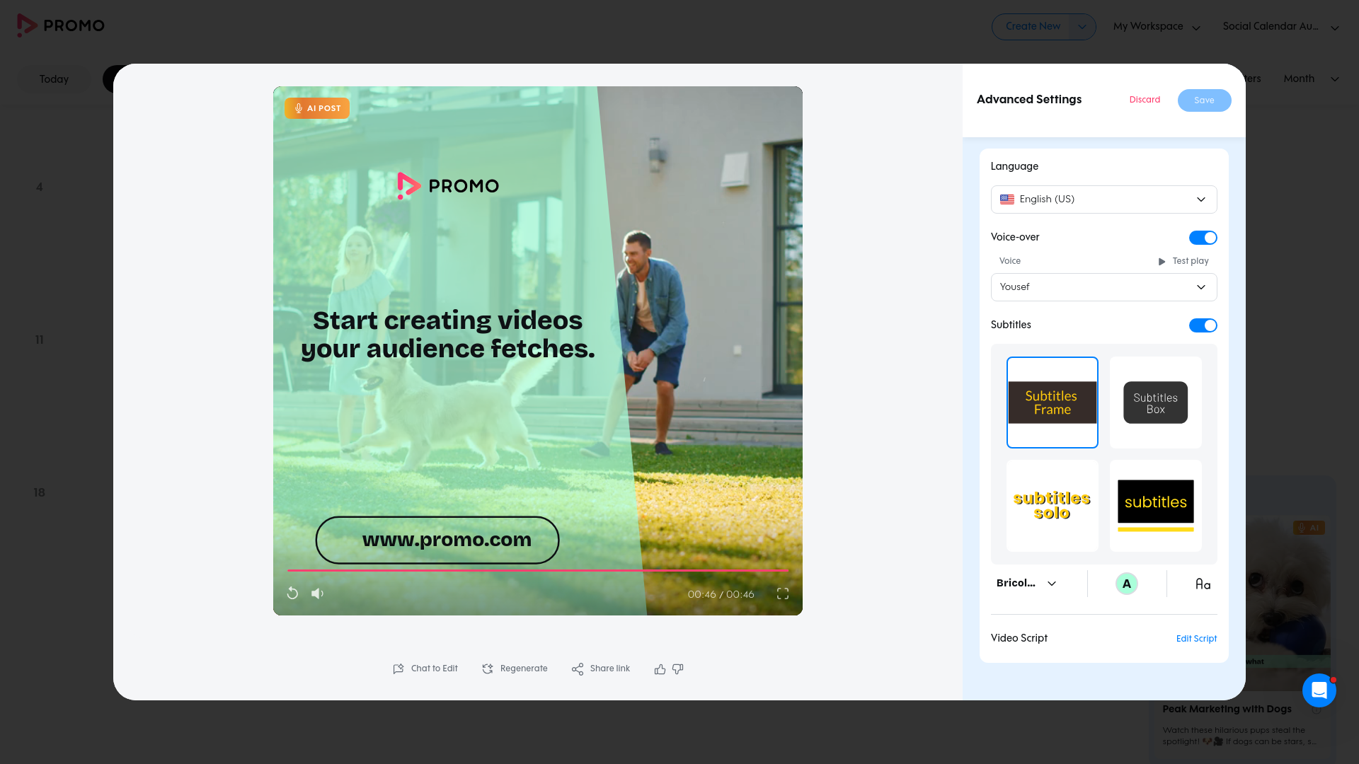 Test failure screenshot