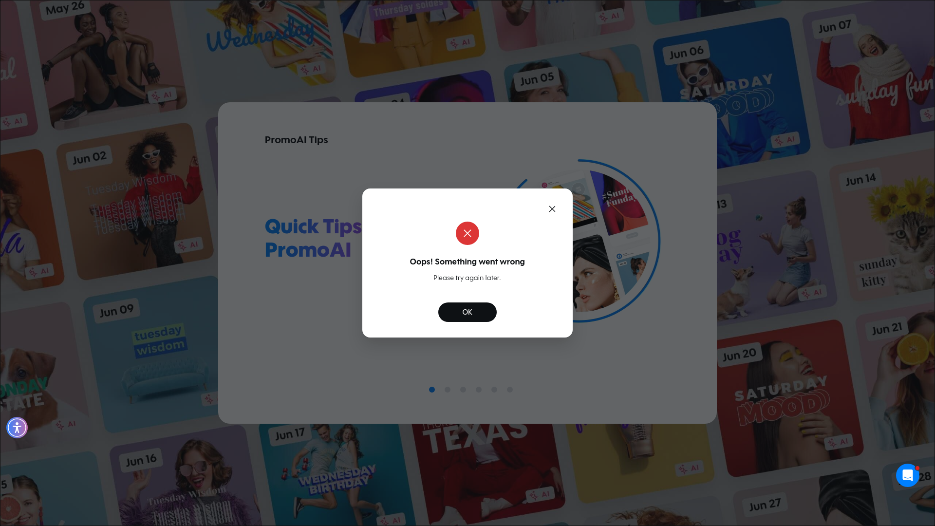 Test failure screenshot