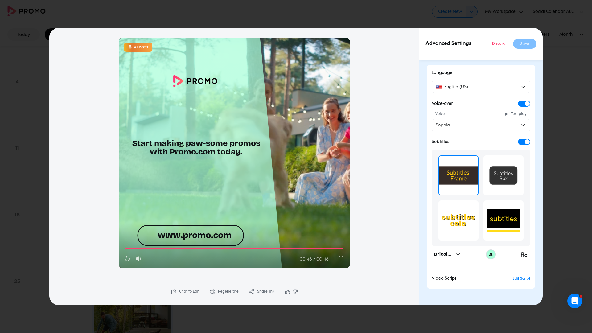 Test failure screenshot