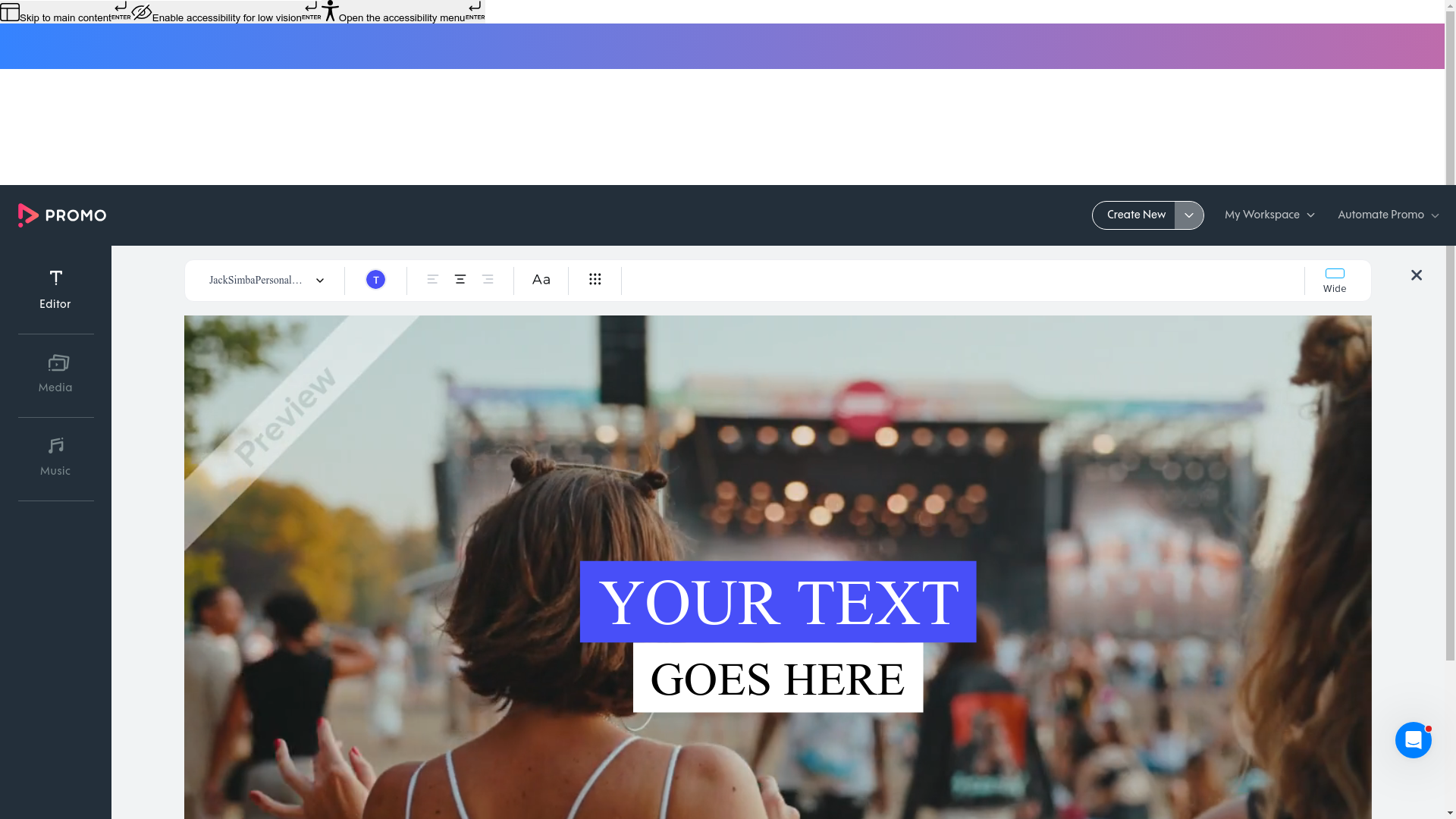 Test failure screenshot