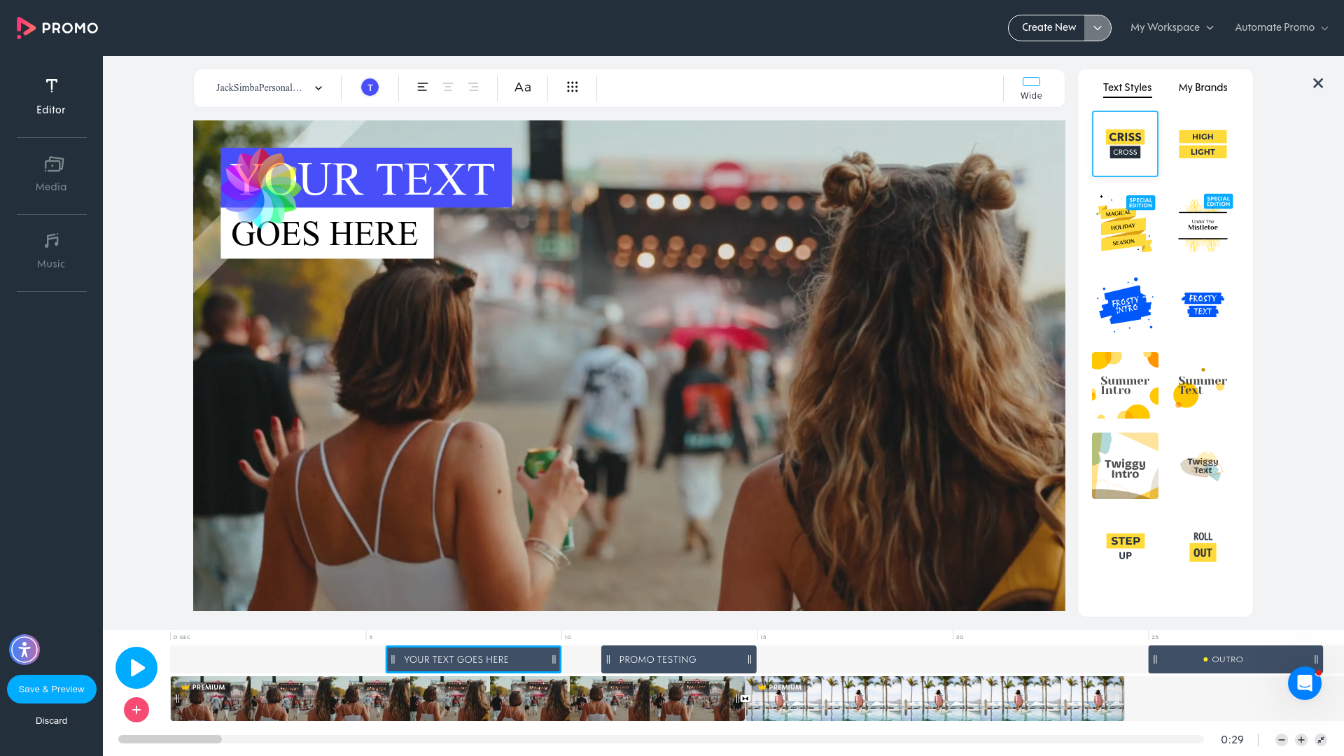 Test failure screenshot